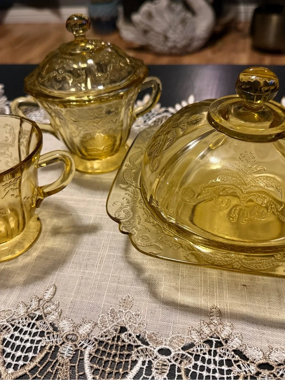 Federal Madrid Yellow Depression Glass